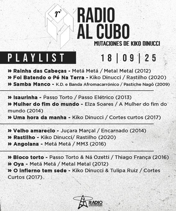 Radio al Cubo - Ju. 18 Sep 2025