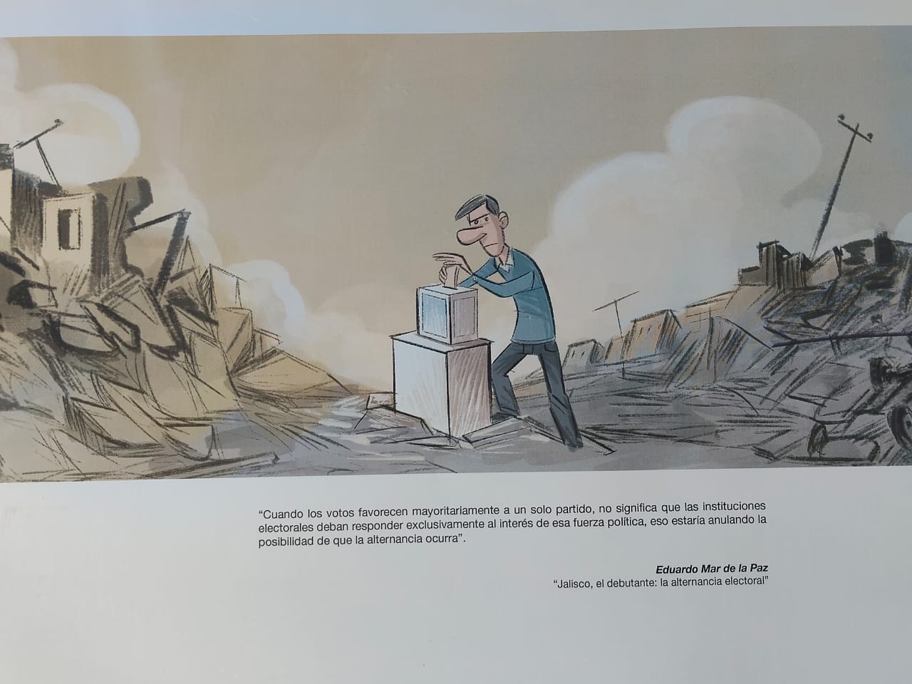 El IEPC inaugura la exposición urbana de sus 30 años de existencia con los trazos de Qucho monero El IEPC inaugura la exposición urbana de sus 30 años de existencia con los trazos de Qucho monero