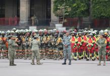 La presidenta de México conmemora en la capital del país los terremotos de 1985 y 2017