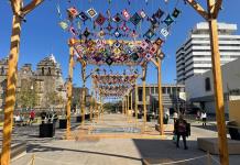 Guadalajara retiró Paseo Tejido Wixárika por estar en riesgo de colapso