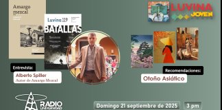 Alberto Spiller y Amargo Mezcal. Otoño asiático. Luvina Joven Radio 21 septiembre 2025