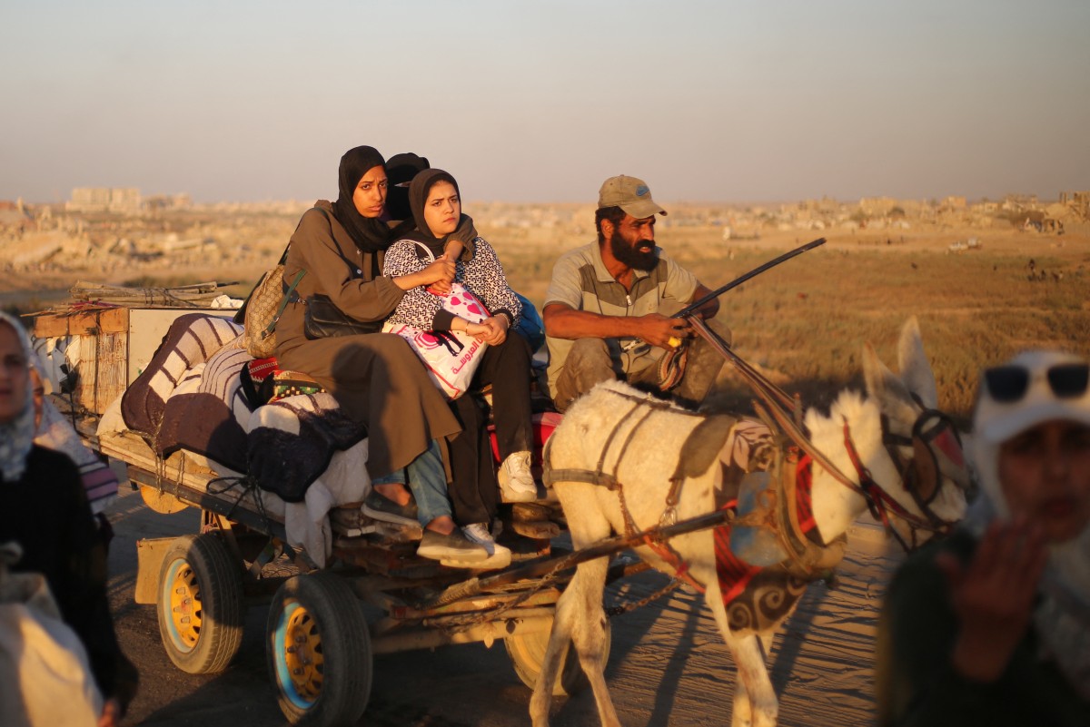 La ofensiva israelí en Ciudad de Gaza deja a cientos de miles de palestinos sin opciones de huir
