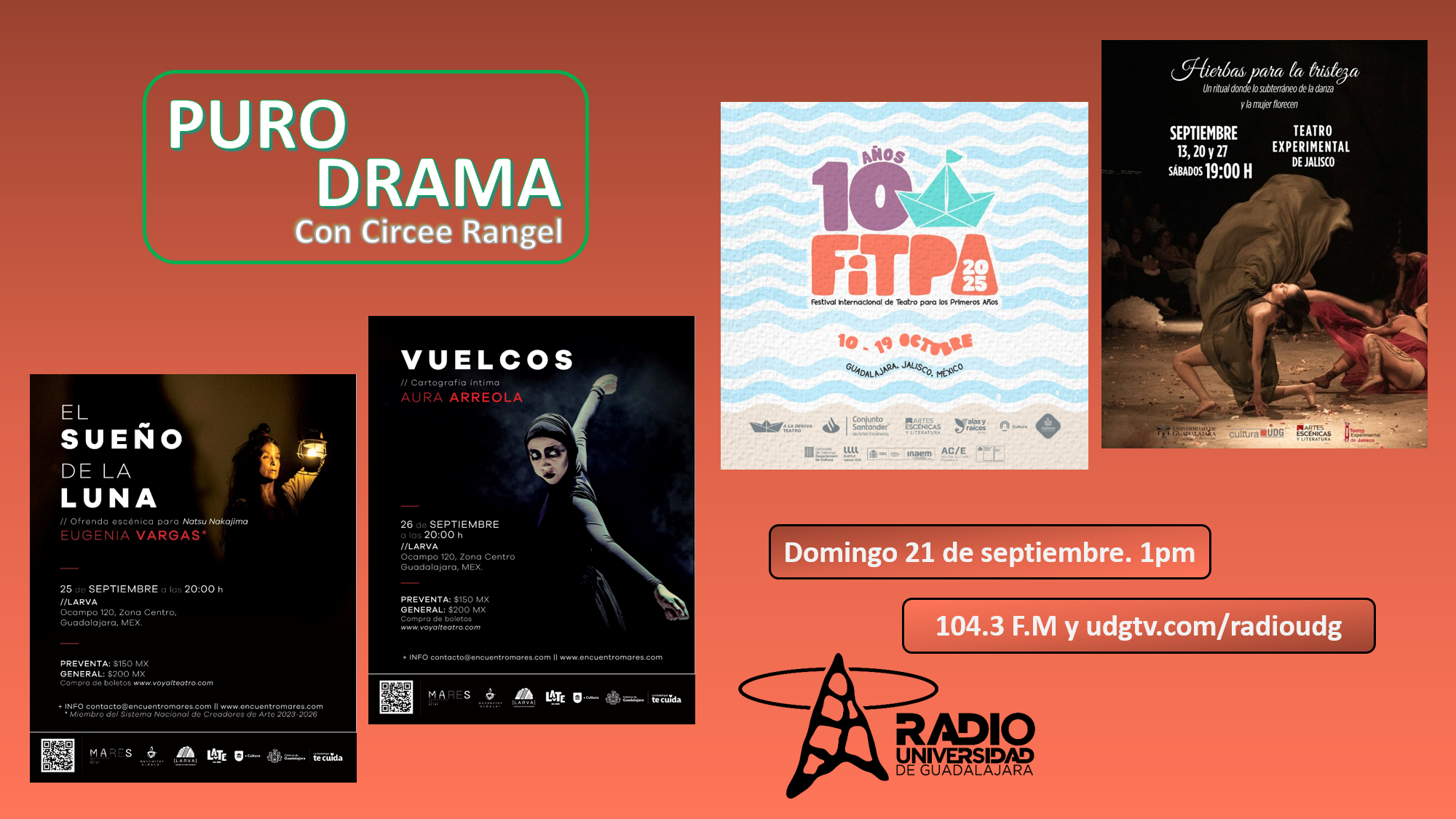 Hierbas para la tristeza. Fitpa 10 años. Encuentro Mares. Puro Drama 21 septiembre 2025