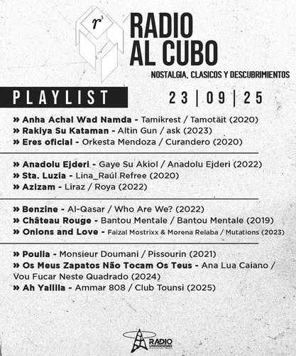 Radio al Cubo - Ma. 23 Sep 2025