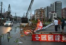 El supertifón Ragasa toca tierra en China continental tras causar 14 muertos en Taiwán