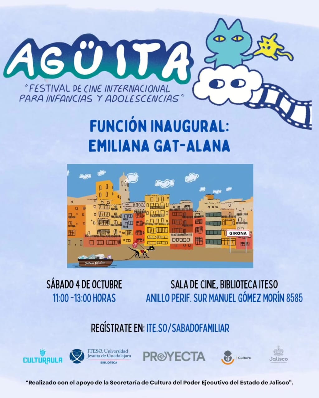 Llega el 1er Festival de Cine Internacional para Infancias y Adolescencias “Agüita” a Guadalajara