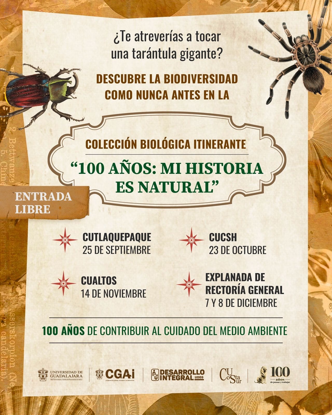 Regresa la colección biológica más grande a las regiones del estado