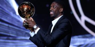 Dembelé fue el más votado por 73 de los 100 jurados del Balón de Oro