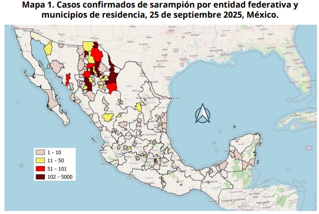 Vacunación contra sarampión se intensifica en Jalisco tras 21 contagios confirmados