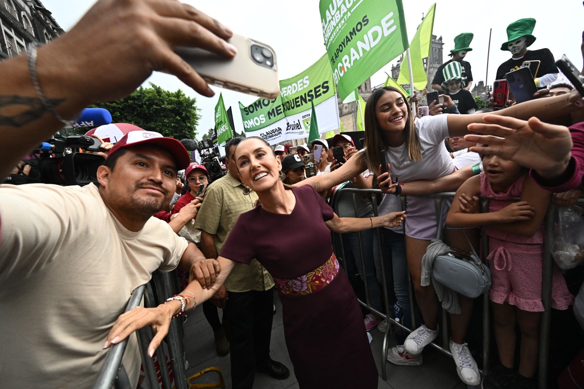 Sheinbaum cumple un año en el poder en México con alta popularidad