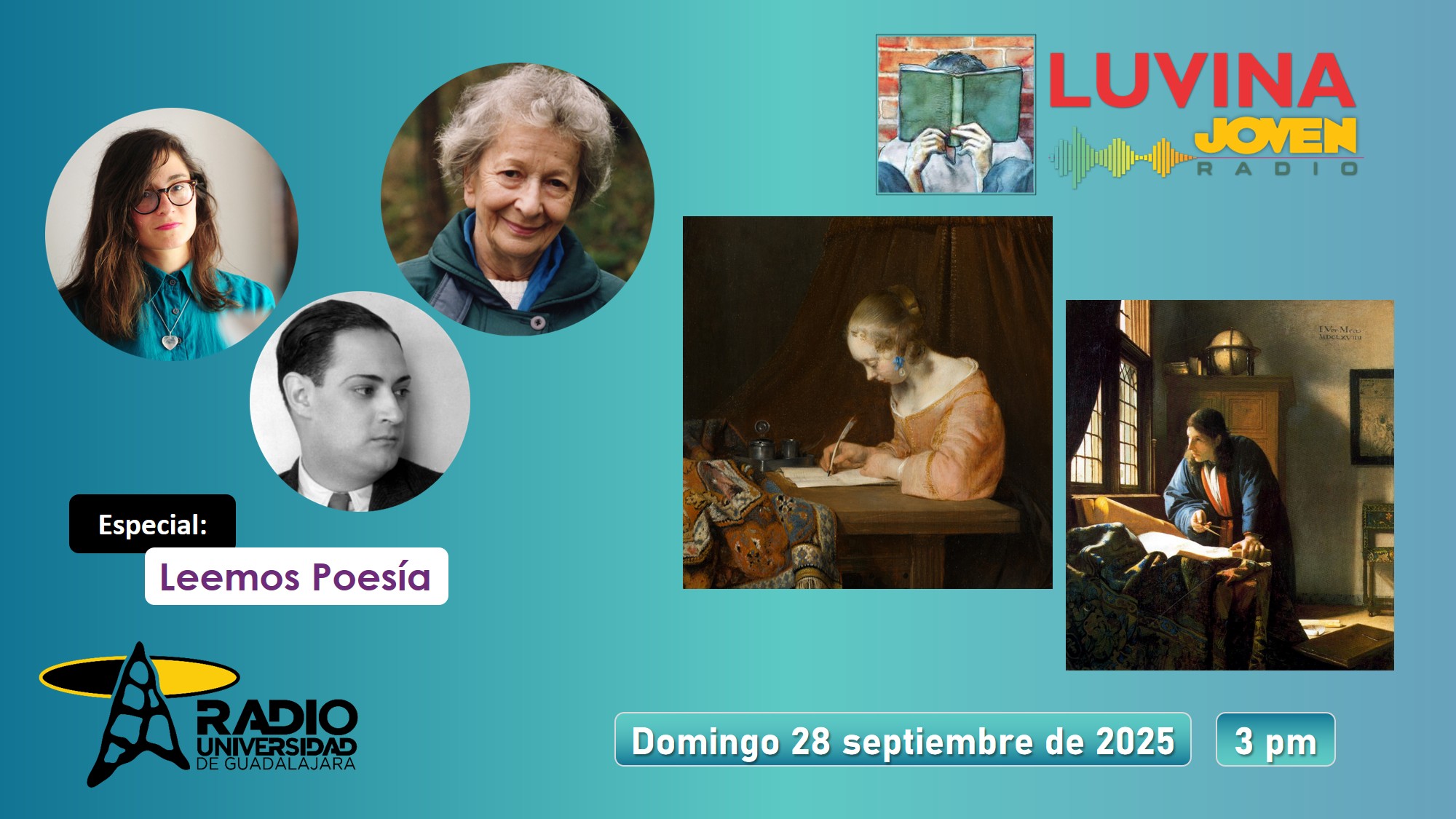 Leemos poesía. Luvina Joven Radio 28 septiembre 2025 Leemos poesía. Luvina Joven Radio 28 septiembre 2025