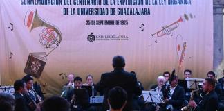 Con la Banda de Música del Estado festejan el centenario de la Ley Orgánica de la UdeG