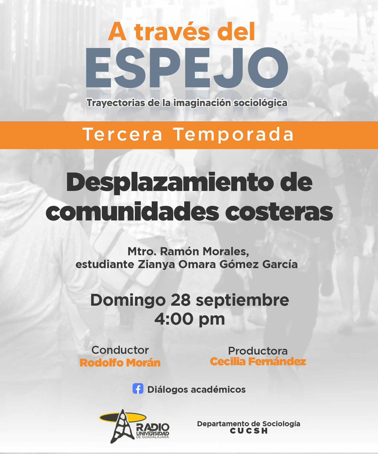 A Través del Espejo - 28 de Septiembre 2025 - Temp 03 - Ep. 01 - Tema: Desplazamiento de comunidades costeras