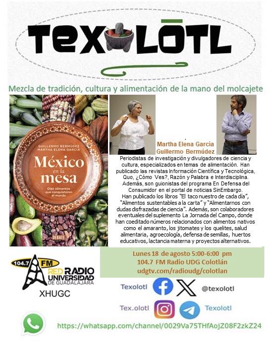 TEXOLOTL [ MÉXICO EN LA MESA] 18-AGOSTO-2025