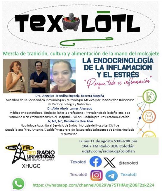 TEXOLOTL [ENDROCRINOLOGÍA Y EL ESTRÉS] 11-AGOSTO-2025