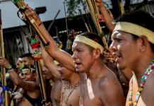 No nos maten: indígenas marchan por cese de la violencia en frontera colombovenezolana