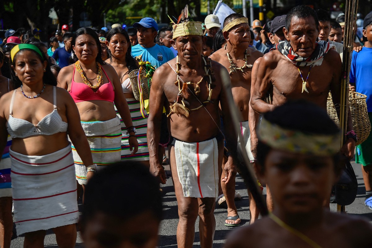 No nos maten: indígenas marchan por cese de la violencia en frontera colombovenezolana
