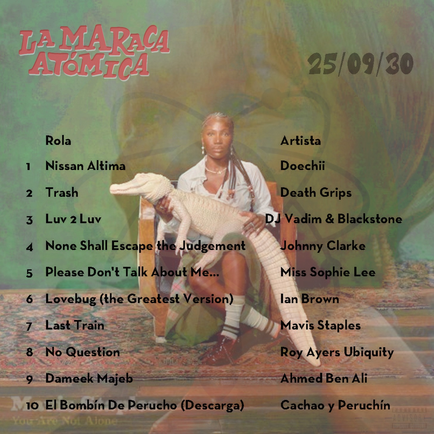 La Maraca Atomica - Ma. 30 Sep 2025 - Con una lista de musica reciente