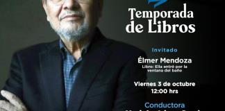 Temporada de Libros - Vi. 03 Oct 2025 - Élmer Mendoza