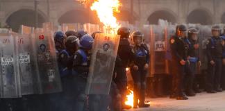 Ciudad de México reporta 16 policías hospitalizados tras marcha del 2 de octubre