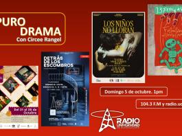 Catrinxs a escena. El festín de los muñecos. Detrás de los escombros. Los niños no lloran. Puro Drama 5 octubre 2025