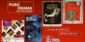 Catrinxs a escena. El festín de los muñecos. Detrás de los escombros. Los niños no lloran. Puro Drama 5 octubre 2025