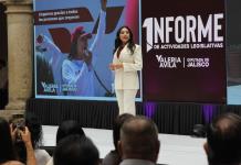Valeria Ávila destacó en su informe el trabajo con colectivos, sindicatos y mujeres trabajadoras