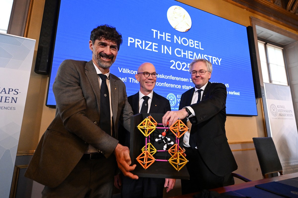 El Nobel de Química premia investigaciones sobre nuevas estructuras moleculares con enorme potencial