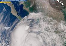 Priscilla baja a huracán categoría 1 en el suroeste de la península de Baja California