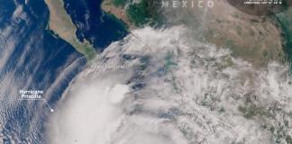 Priscilla baja a huracán categoría 1 en el suroeste de la península de Baja California