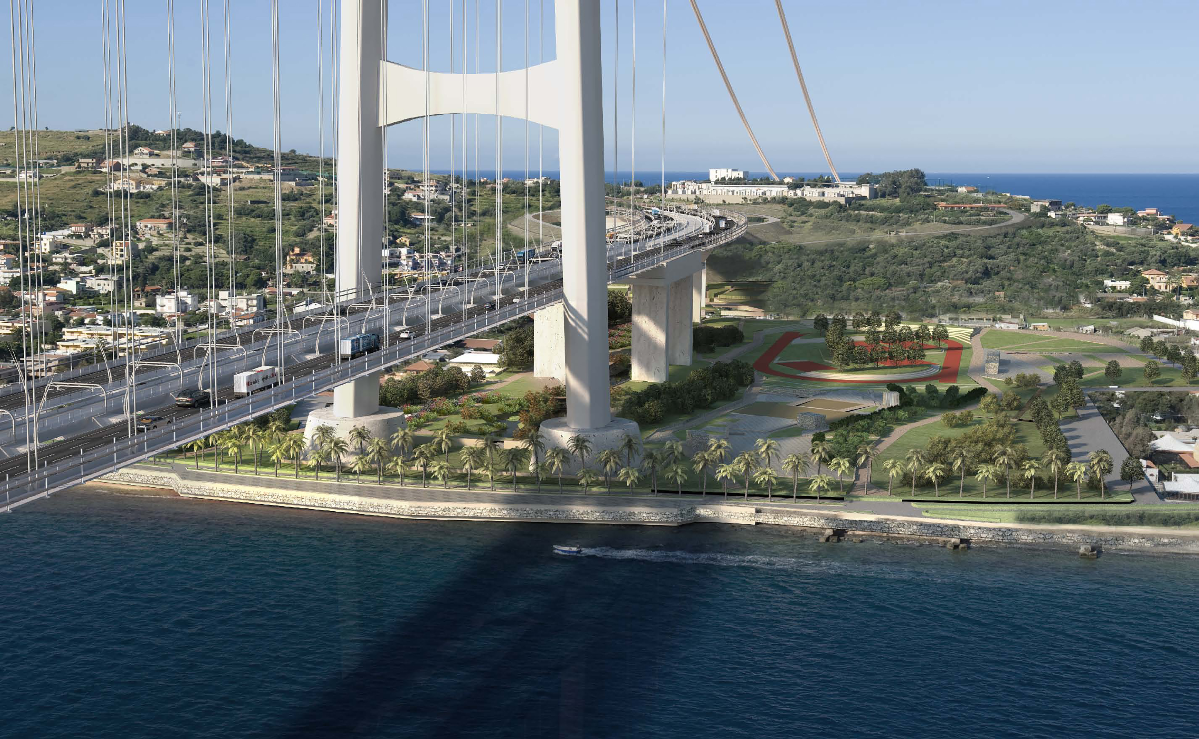 El puente con el tramo colgante más largo del mundo El puente con el tramo colgante más largo del mundo