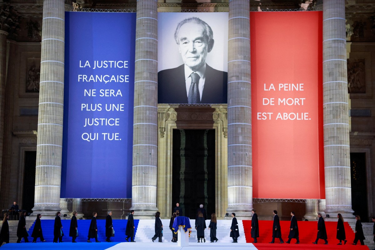 Francia homenajea a artífice de la abolición de la pena de muerte Francia homenajea a artífice de la abolición de la pena de muerte