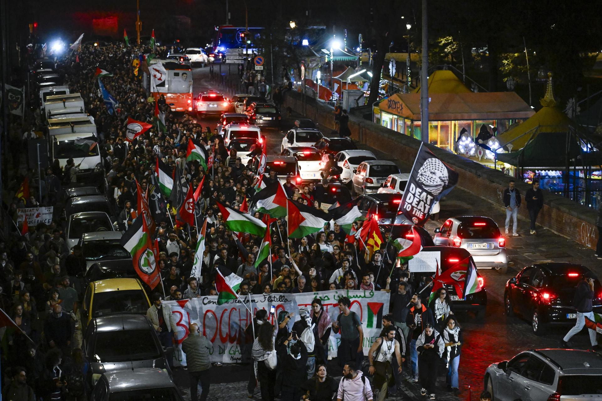 Protestas propalestinas añaden tensión al Italia-Israel, decisivo para la Azzurra en su camino al Mundial Protestas propalestinas añaden tensión al Italia-Israel, decisivo para la Azzurra en su camino al Mundial