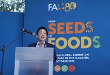 Foro Mundial de la Alimentación 2025 comienza en Roma en 80° aniversario de FAO
