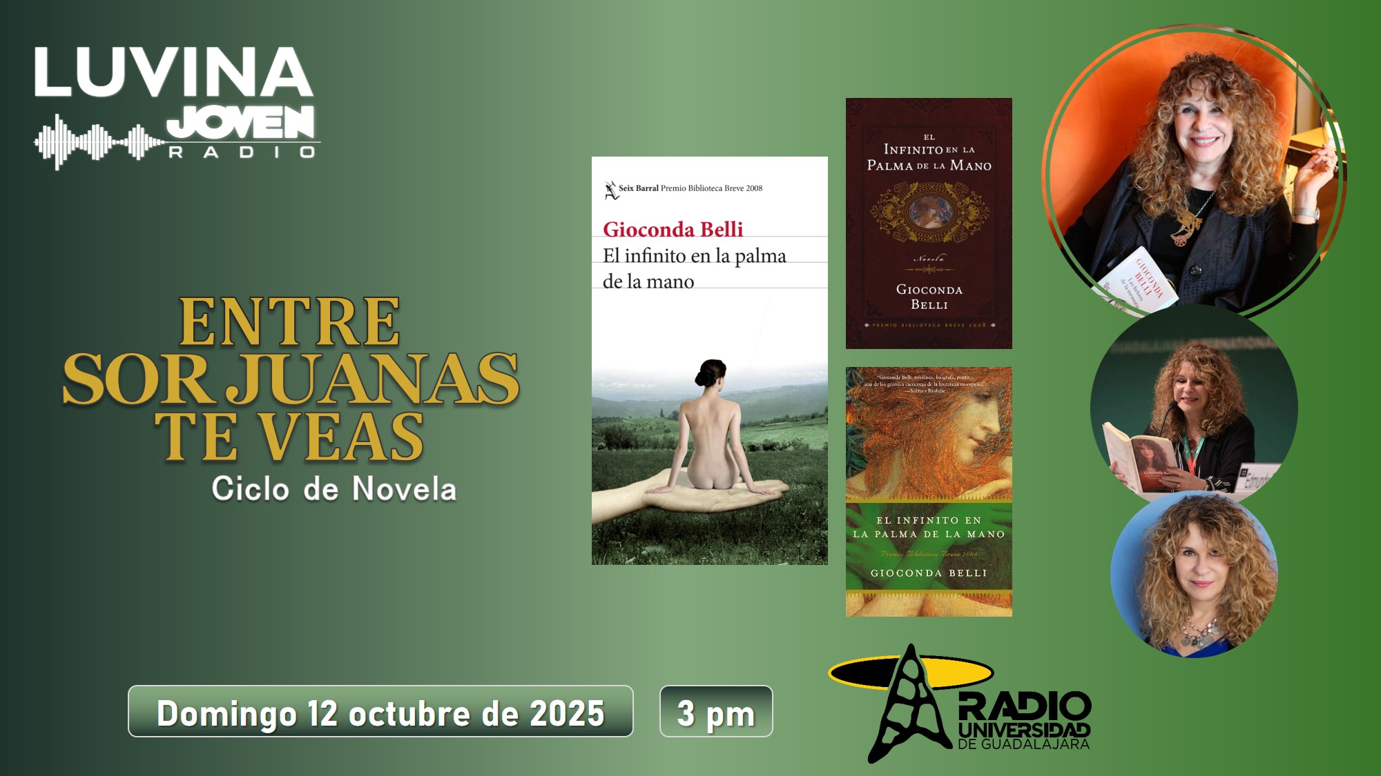 Entre Sor Juanas te veas: El infinito en la palma de la mano. Luvina Joven Radio 12 octubre 2025