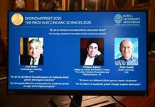 Un trío gana el Nobel de Economía por sus trabajos sobre el crecimiento y la innovación