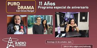 11 años al aire. Programa especial. Puro Drama 12 octubre 2025