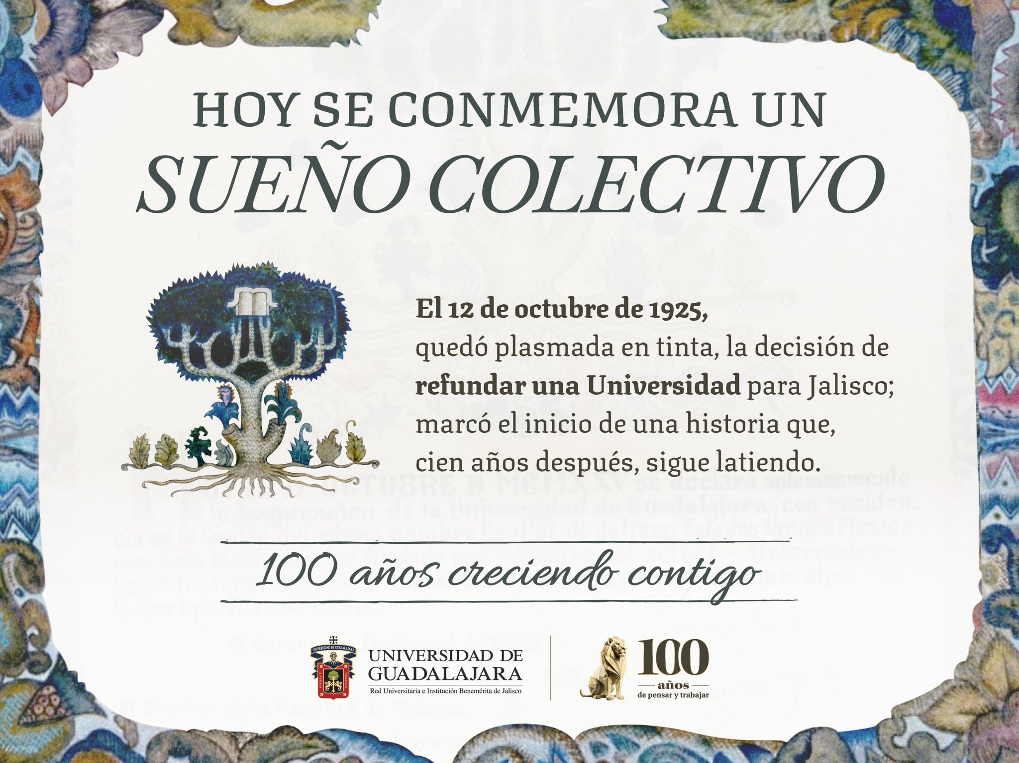 La UdeG cumple un siglo de historia: 100 años de refundación y compromiso educativo