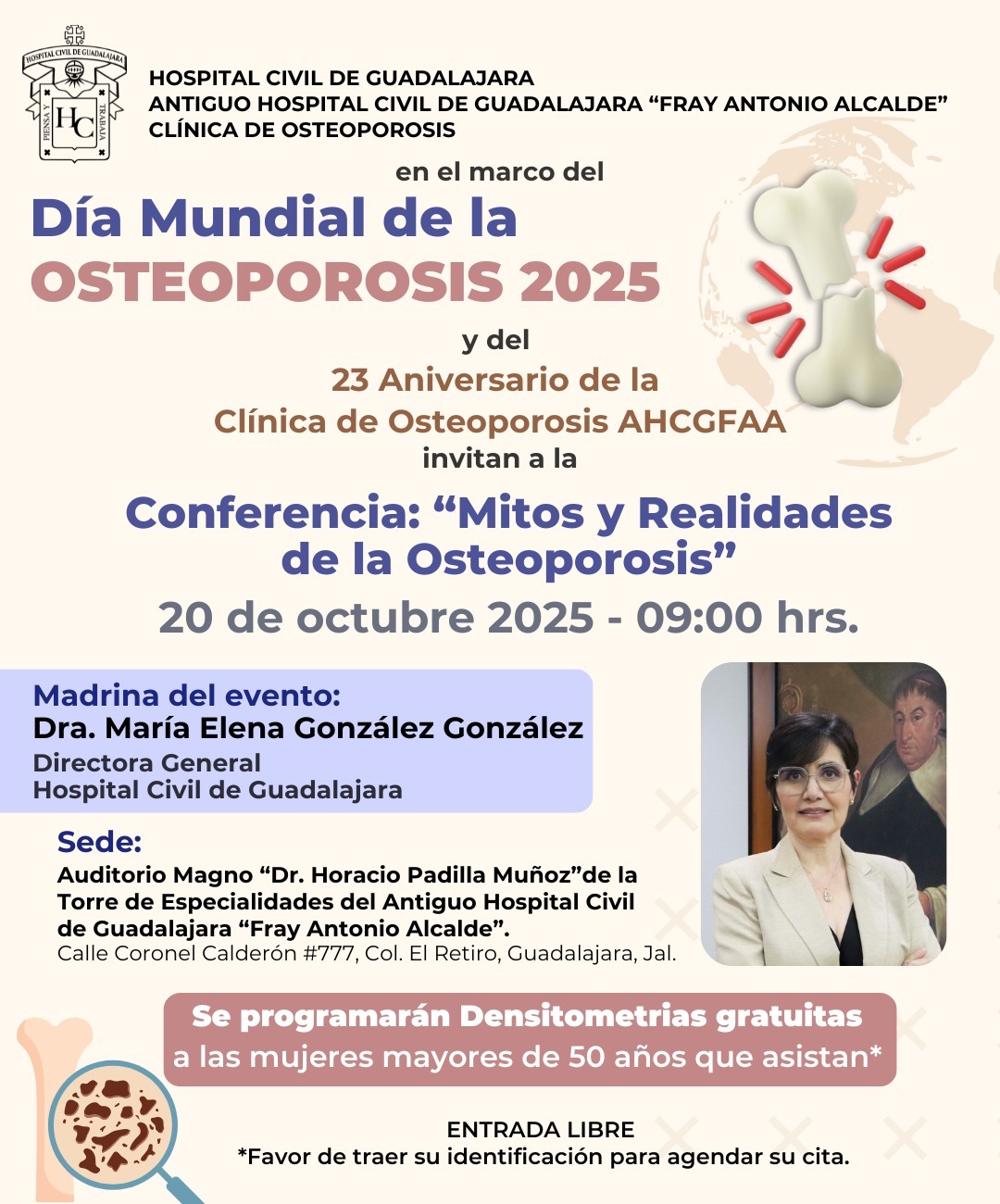 Día Mundial de la Osteoporosis, una lucha por la salud ósea Día Mundial de la Osteoporosis, una lucha por la salud ósea