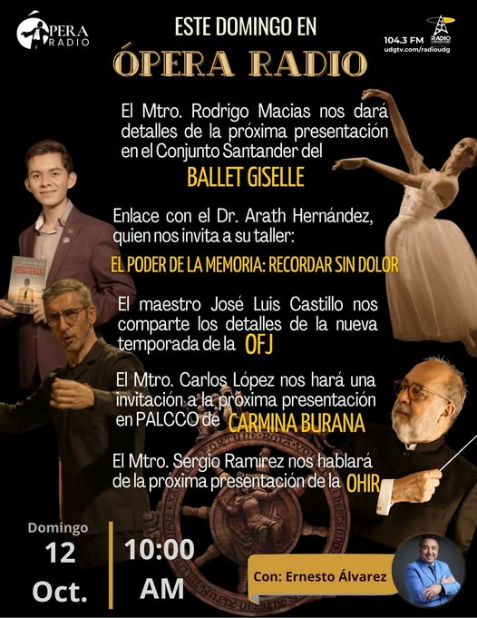 Ópera Radio - Do. 12 Oct. 2025 Ópera Radio - Do. 12 Oct. 2025