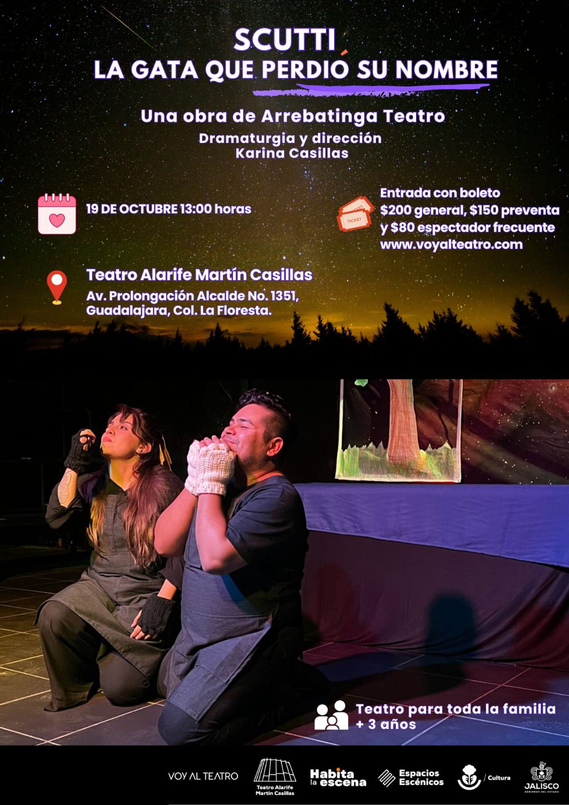 Arrebatinga Teatro presentará las obras ‘Scutti’ y ‘Alaska’ en escenarios tapatíos Arrebatinga Teatro presentará las obras ‘Scutti’ y ‘Alaska’ en escenarios tapatíos