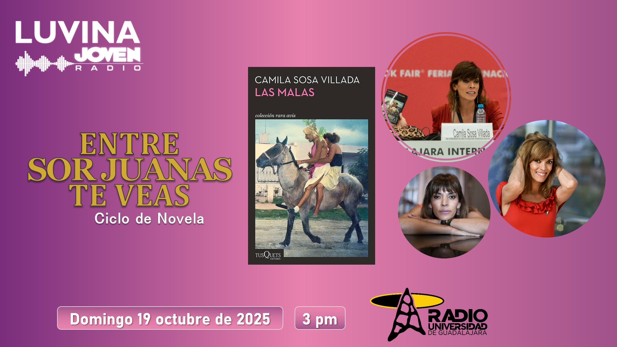Entre Sor Juanas te veas: Las malas. Luvina Joven Radio 19 octubre 2025 Entre Sor Juanas te veas: Las malas. Luvina Joven Radio 19 octubre 2025