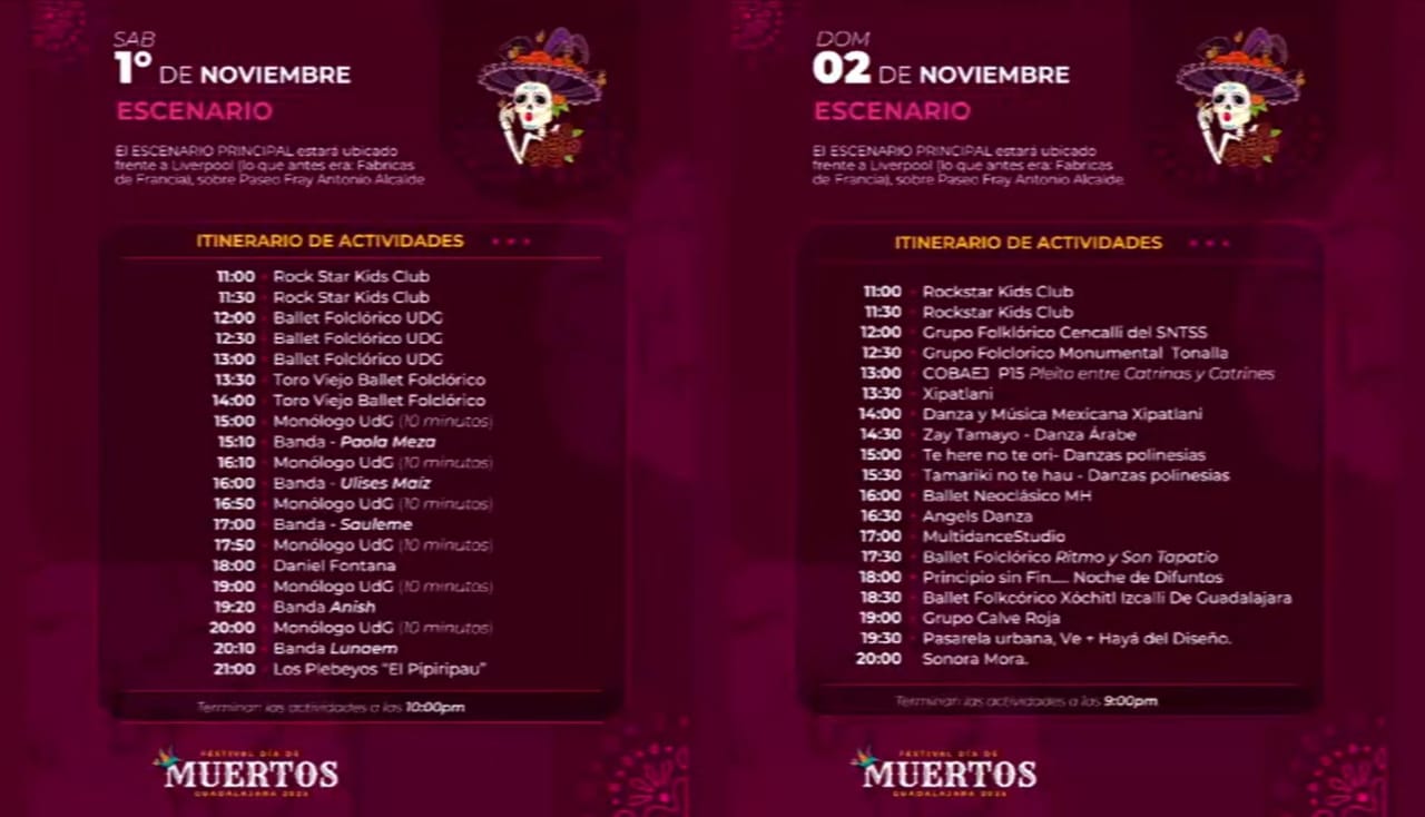 CUAAD celebrará la 19ª edición del Desfile de Día de Muertos y el CalFest con la Preparatoria 14 CUAAD celebrará la 19ª edición del Desfile de Día de Muertos y el CalFest con la Preparatoria 14