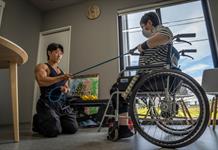 En Japón, los culturistas usan también su fuerza para los cuidados sanitarios En Japón, los culturistas usan también su fuerza para los cuidados sanitarios