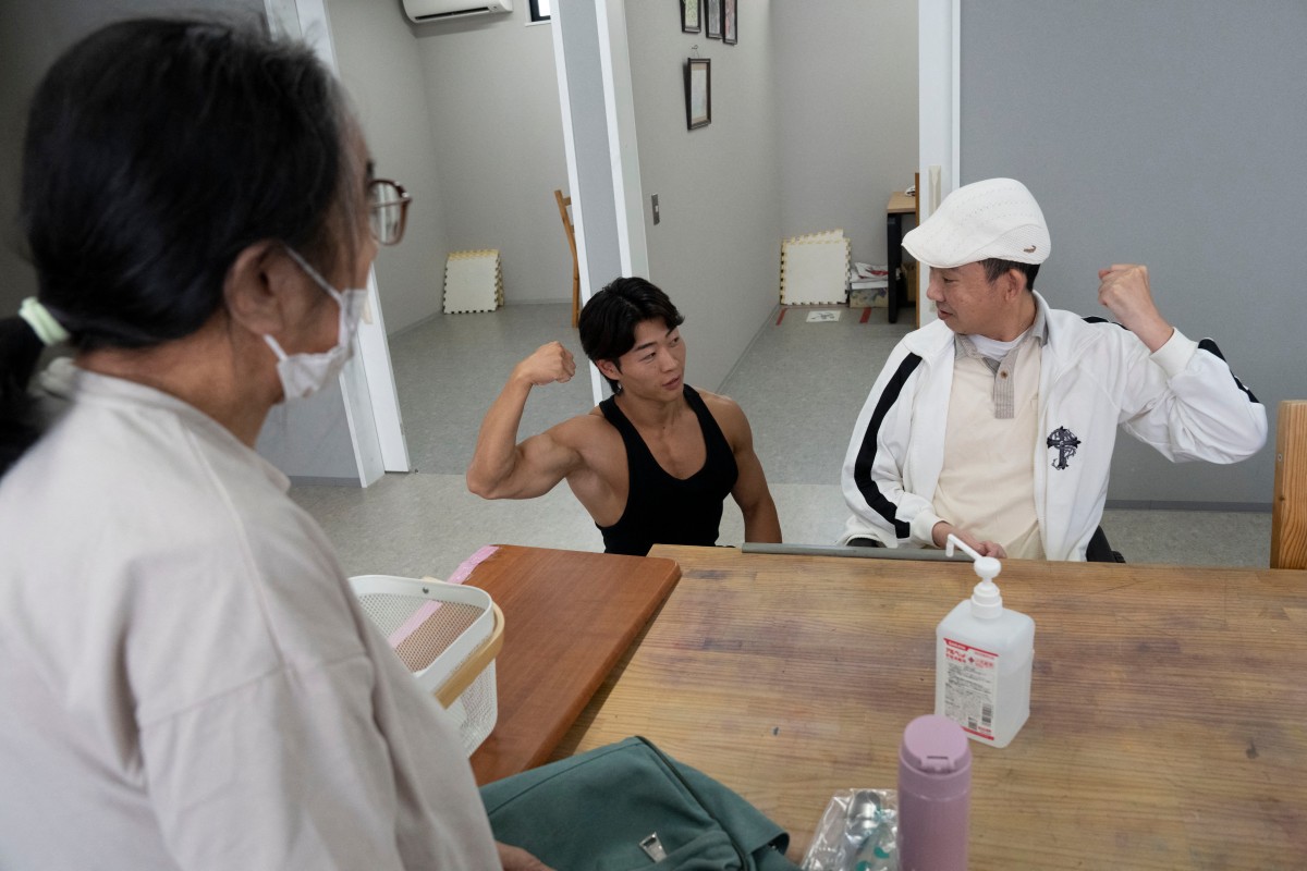 En Japón, los culturistas usan también su fuerza para los cuidados sanitarios En Japón, los culturistas usan también su fuerza para los cuidados sanitarios