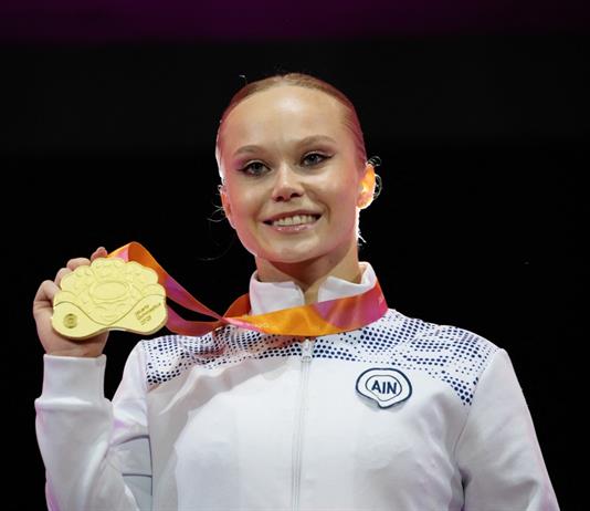Tras el concurso general, la rusa Angelina Melnikova gana oro mundial en salto