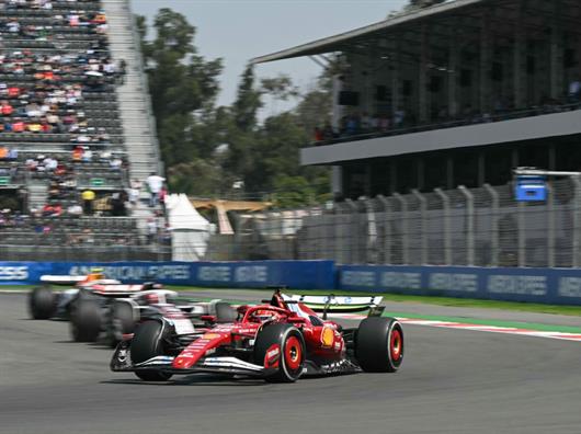 Leclerc, el más rápido en la primera práctica del GP de México ante notables ausencias