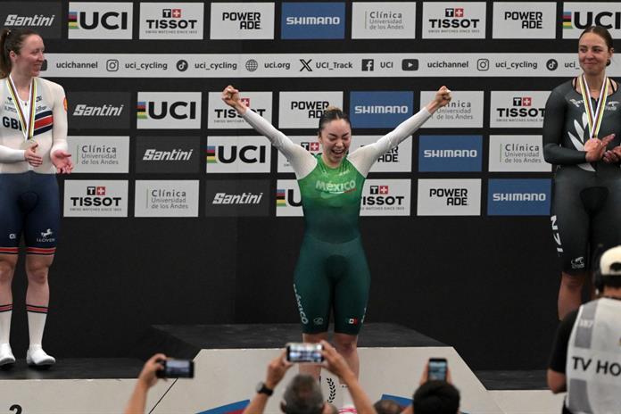La ciclista mexicana Yareli Acevedo, campeona mundial en prueba por puntos La ciclista mexicana Yareli Acevedo, campeona mundial en prueba por puntos