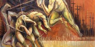 Como un acto de resistencia simbólica crean la exposición "Gaza, desde el río hasta el mar nos matan"