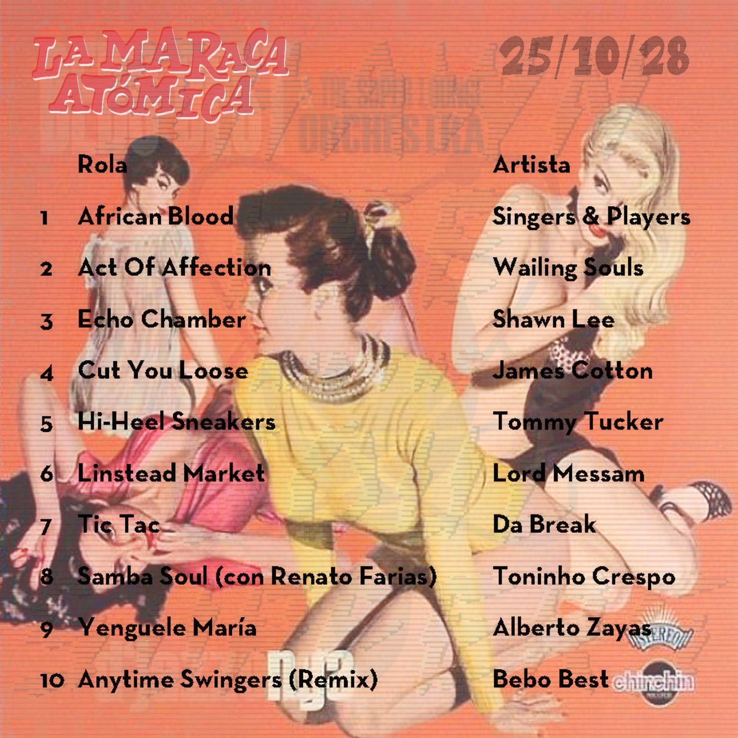 La Maraca Atomica - Ma. 28 Oct 2025 - Con una lista cargada de reggae La Maraca Atomica - Ma. 28 Oct 2025 - Con una lista cargada de reggae